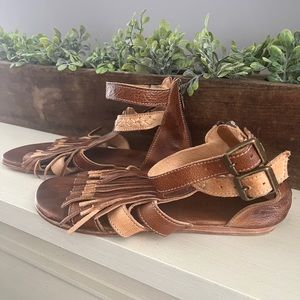 BedStu fringe sandals size 8